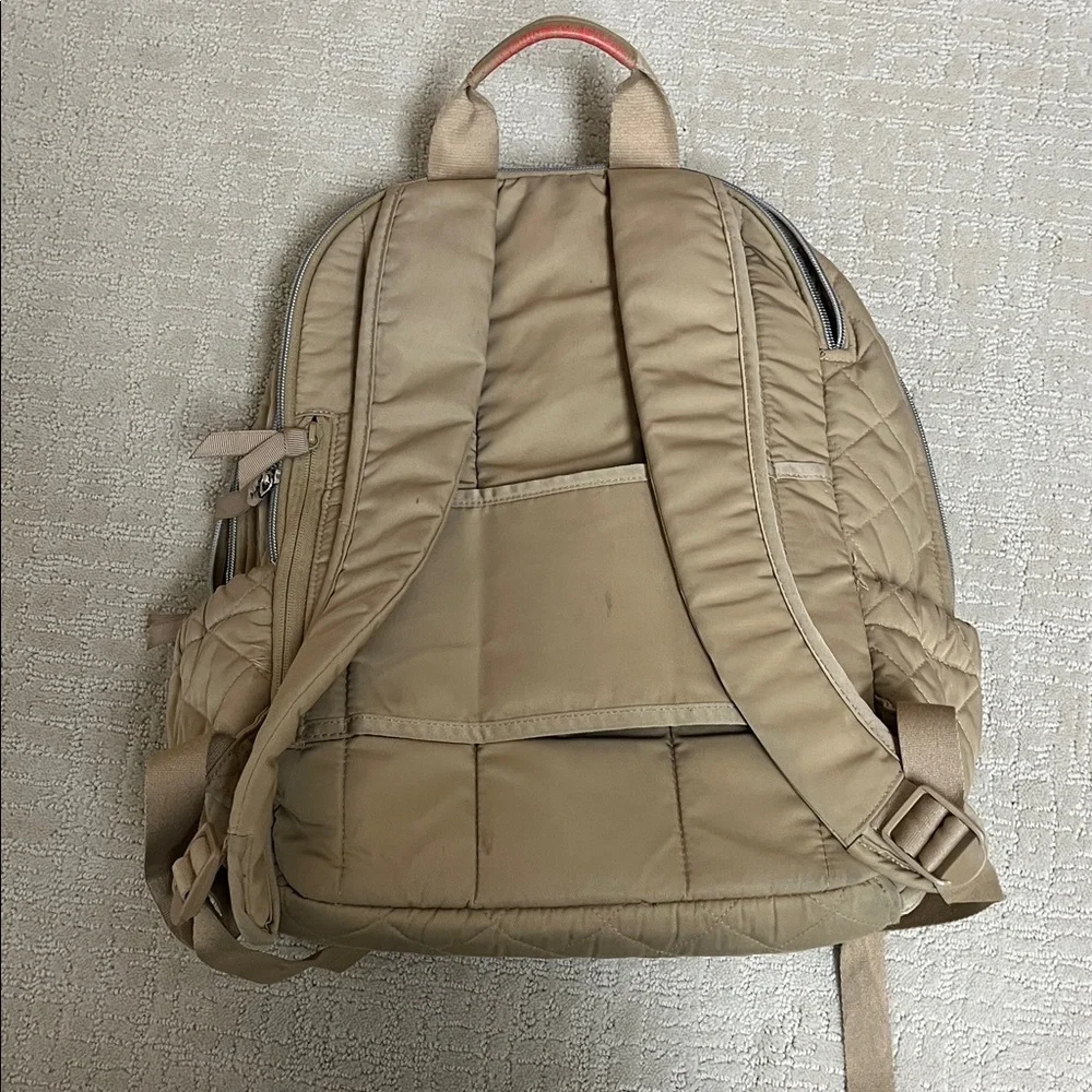 Vera Bradley Beige Quilted backpack - Picture 5 of 6